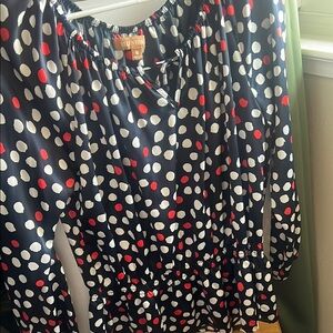 ELLEN TRACY SIZE M blue black/White/Red